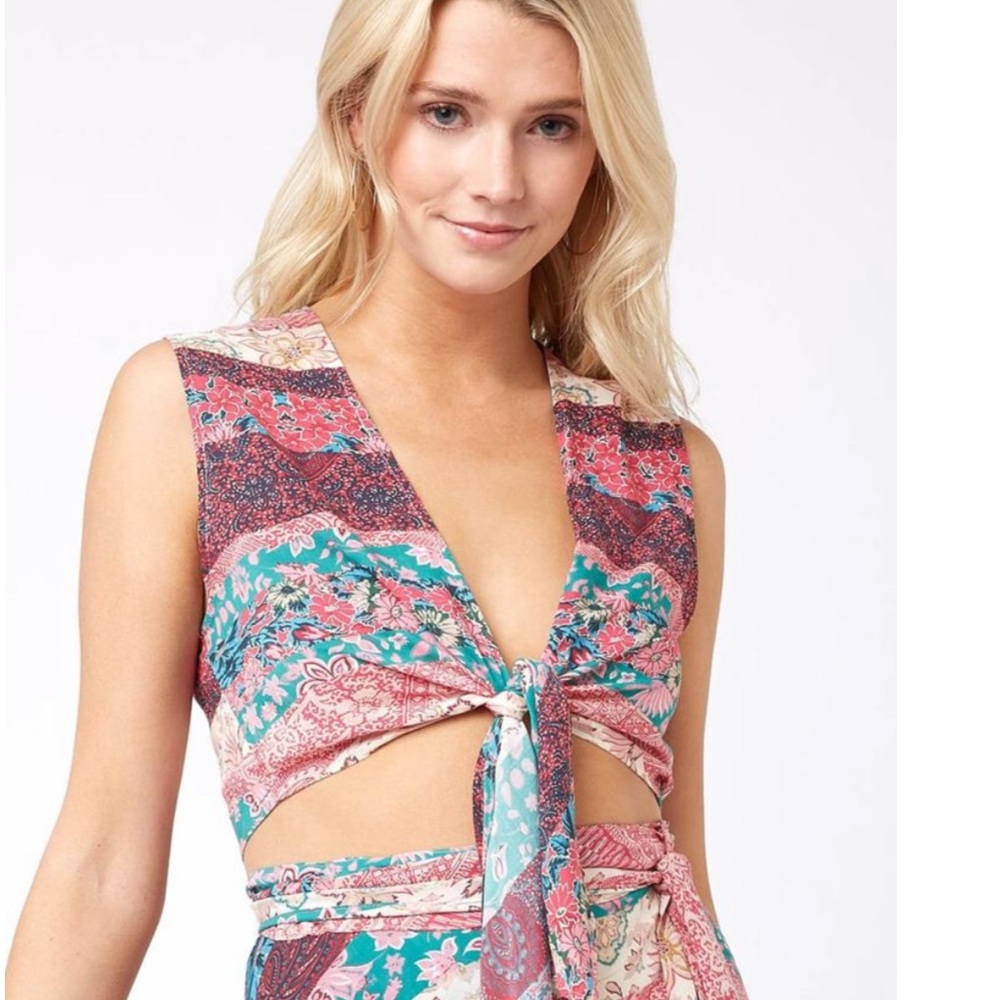 Birkin Tie Front Top - South Moon Under